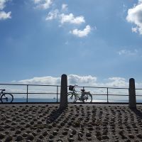 Bicycles at the beach